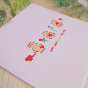 You are Beary Lovely Greetings Card - Katnipp Illustrations