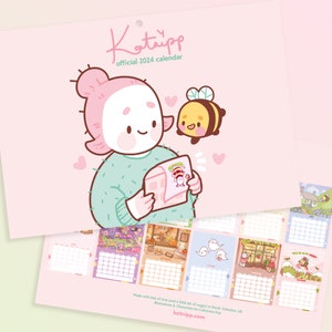 OFFICIAL KATNIPP 2024 A3 Wall Calendar