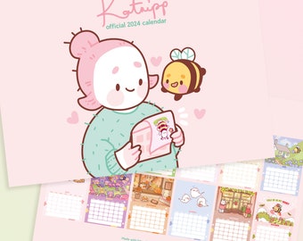 OFFICIAL KATNIPP 2024 A3 Wall Calendar