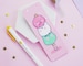 Kawaii Dango Bookmark ~ Velvet Soft Luxury Bookmark ~ Cute Planner Book Mark ~ Cute Stationery ~ Katnipp ~ Illustrations