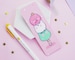 Kawaii Dango Bookmark ~ Velvet Soft Luxury Bookmark ~ Cute Planner Book Mark ~ Cute Stationery ~ Katnipp ~ Illustrations 