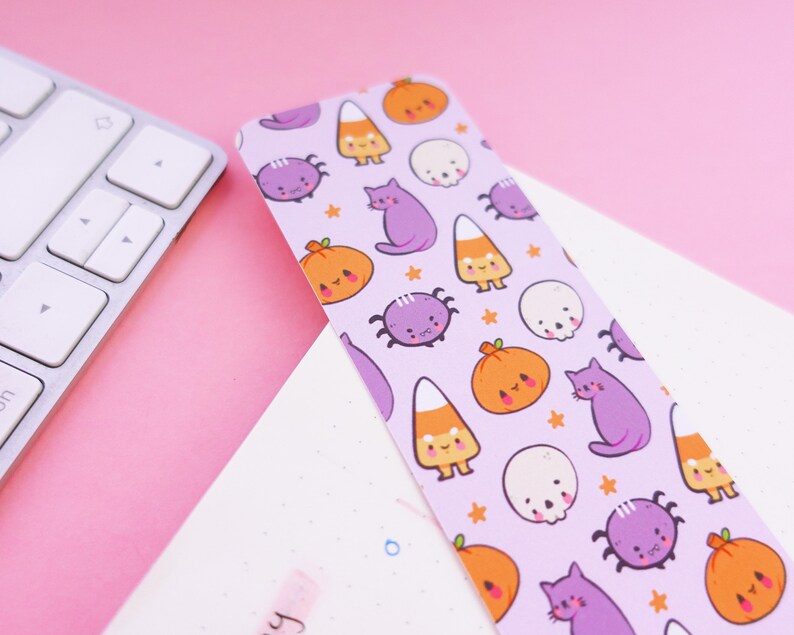 Kawaii Halloween Bookmark Velvet Soft Luxury Bookmark Cute - Etsy UK