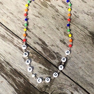 Beaded Name Necklace