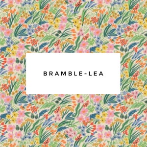 Copertina della Bibbia - Su misura - Scegli il tuo stile - Rifle Paper Co - Bramble Lea - Il ricamo non è incluso - Altezza inferiore a 9,9"