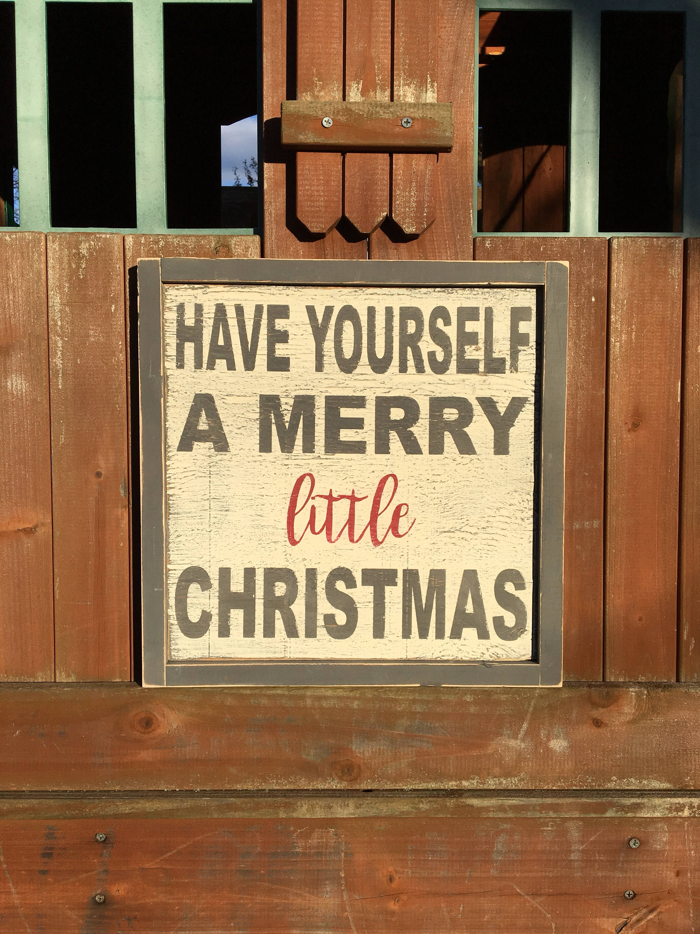 Have Yourself a Merry Little Christmas Painted Wood Sign - Etsy