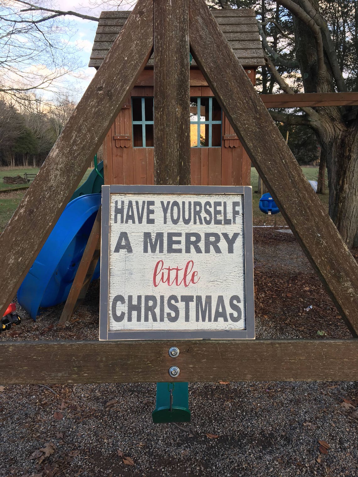 Have Yourself a Merry Little Christmas Painted Wood Sign - Etsy