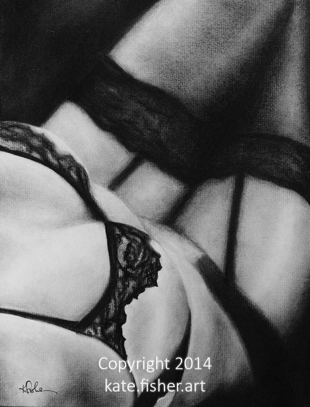 Original Fine Art Drawing - 