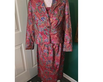Unique  Vintage Women's Two Piece Suit-Hand Made