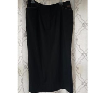 Great Quality Lauren Ralph Lauren Maxi Pencil Skirt , size 16 W. Dark Olive Green Wool Blend
