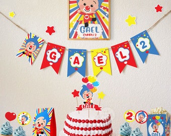 Plim Plim printable kit. Birthday parties. Baptism, Baby Shower. Personalized. Super complete