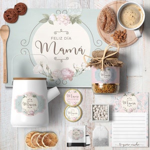 Printable Kit Mom Mother&#39;s Day Printable Kit Flowers Sabby chic
