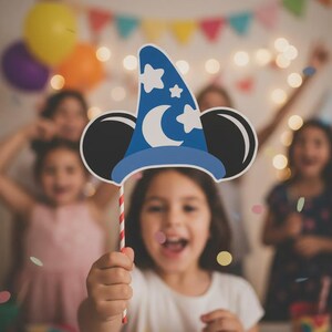 Mickey Mouse Foto-Requisiten zum Ausdrucken – Kindergeburtstags-Deko zum sofortigen Download (PDF) Bild 2