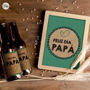 Father's Day Printable Kit Breakfast Dad - Green and Wood - Etsy