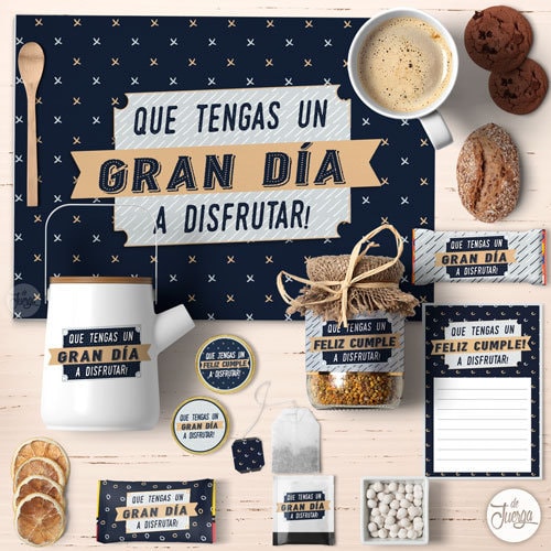 Blue Birthday Breakfast Printable Kit. Breakfast in bed. super complete