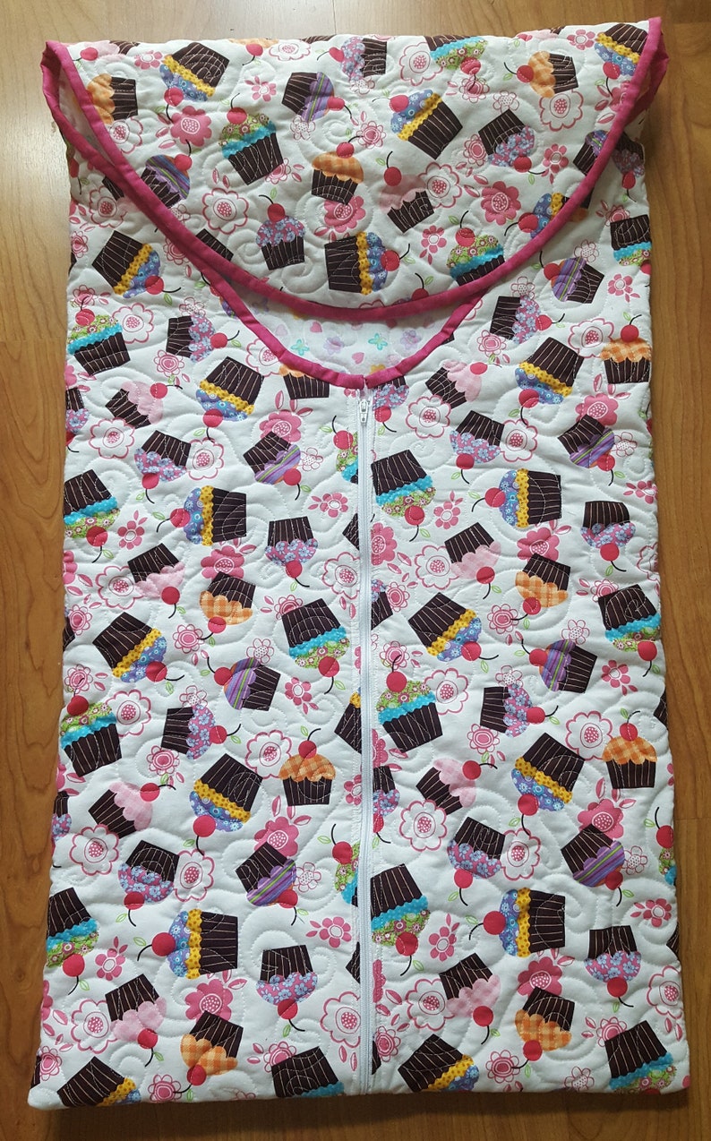 Quilted Baby Bunting Baby Snuggle Bag Frog Quilt Bugs Etsy