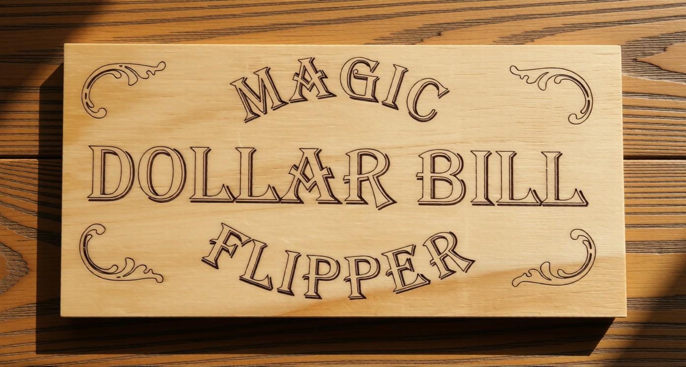 Handcrafted Magic Money Flipper – Easy-to-perform Illusion - Etsy