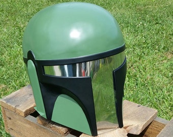 Steel Mandalorian Helmet