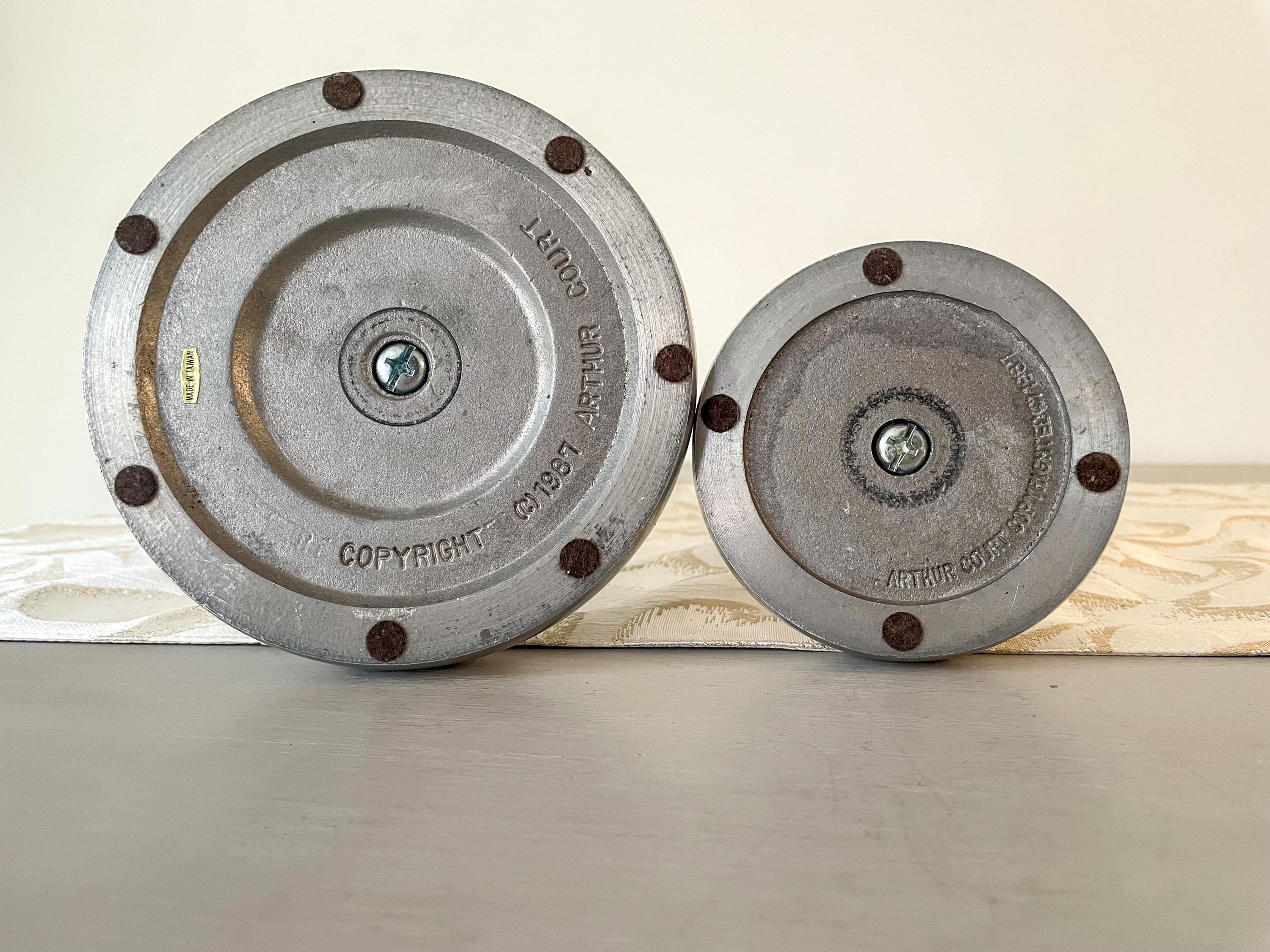 アルミ製ツイストキャンドルホルダー2個セット - Etsy 日本