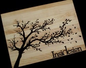 Personalized Cutting Board-CORPORATE LOGO  - Appreciate your customers with a Laser Engraved, hardwood cutting board displaying your brand.