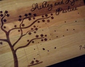 Personalized Cutting Board-TREE SWING 10x13 CHERRY  - Great Laser Engraved Gifts for Weddings, Anniversaries and Christmas.