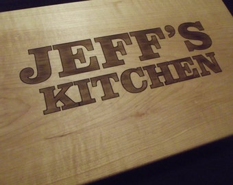 Personalized Hardwood Signs for any occasion. 11"x17" or smaller.  Perfect for the kitchen, office, lobby, store signage, or gifts.