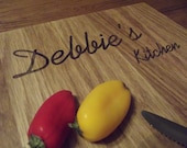 Personalized WHITE OAK Cutting Board 11x15.  Perfect gift for that special someone who loves their kitchen. Or CHRISTMAS.  We ship FaSt!