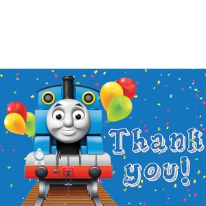 Tarjeta de agradecimiento de Thomas the Train de 4 x 6 pulgadas