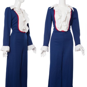 Tuta intera anni '60 JC Penny, completo pantalone e pagliaccetto.