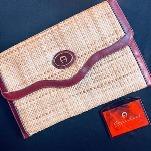 Etienne Aigner Hemp Vintage Clutch