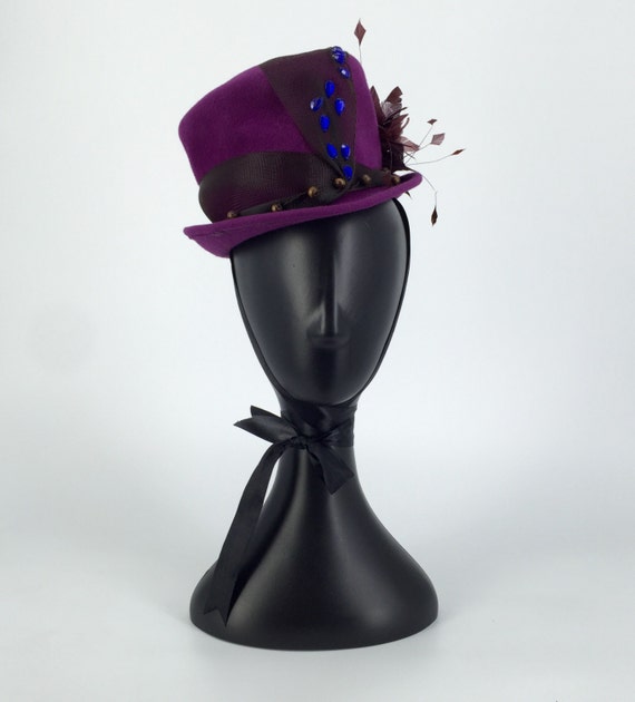 80s Fascinators Top Hat