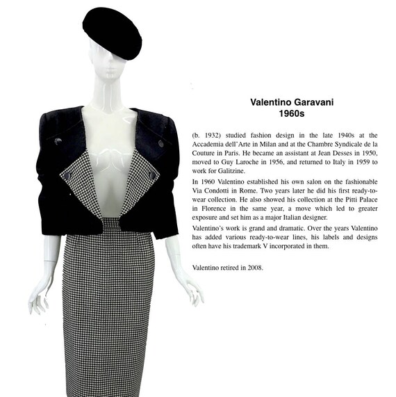 Valentino Garavani vintage 90s pencil skirt suit … - image 1