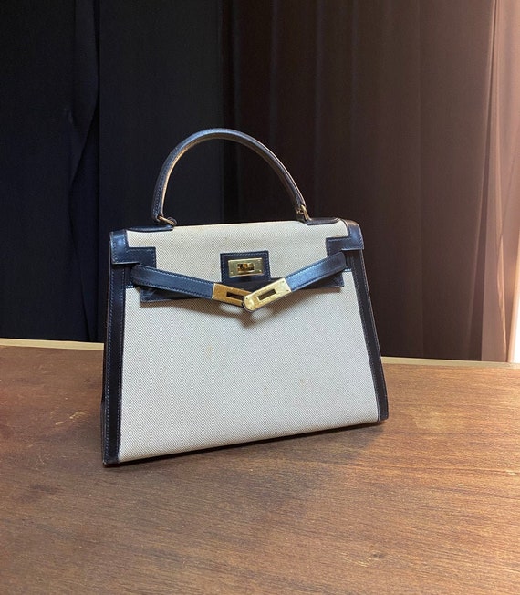 Canvas kelly bag hotsell