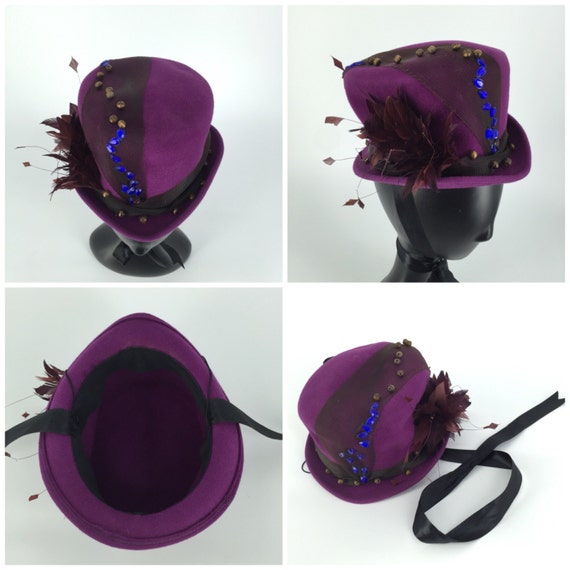 80s Fascinators Top Hat - image 2