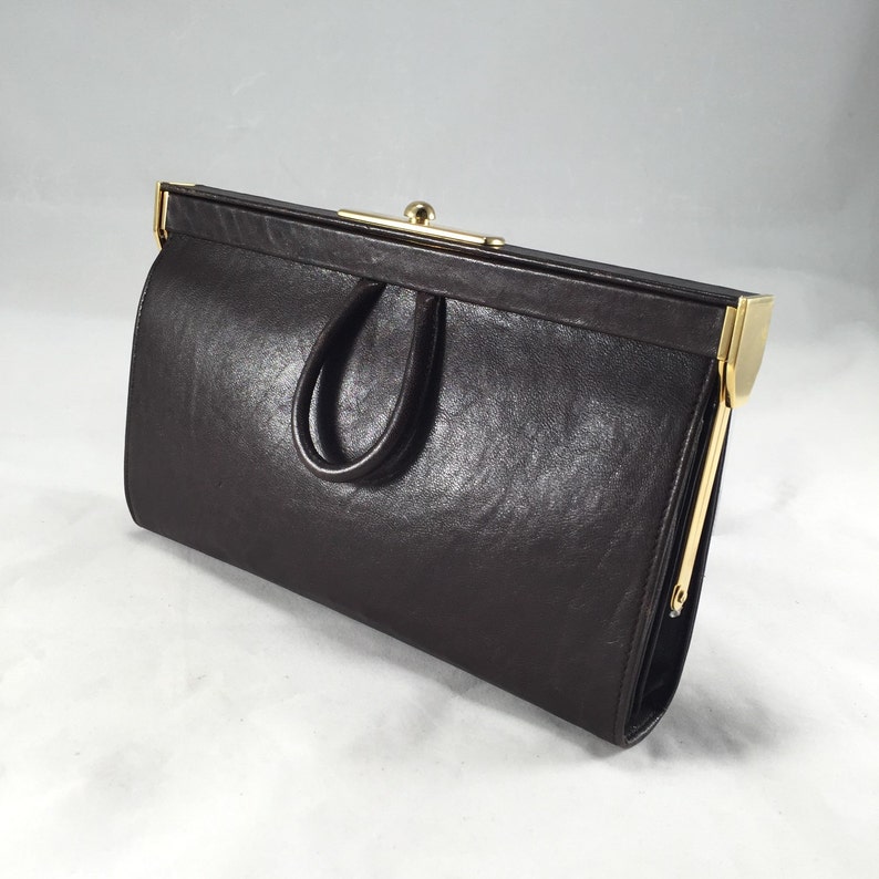 Vintage Balenciaga Brown Clutch - Etsy Singapore