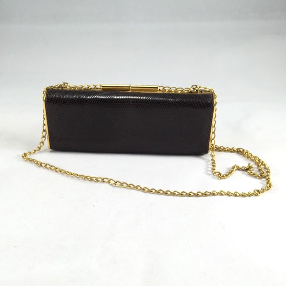 gucci leather clutch