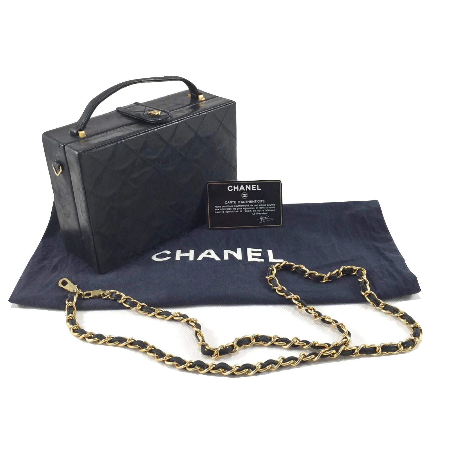 chanel vintage box bag