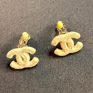 Chanel cc earrings etsy discount