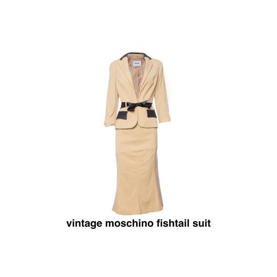 Vintage moschino Cheap & Chic fishtail suit
