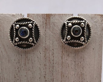Abalone Studs, Abalone Shell Earrings, Shell Studs, Sterling Silver Abalone Studs,Natural Abalone Post,Round Abalone Studs