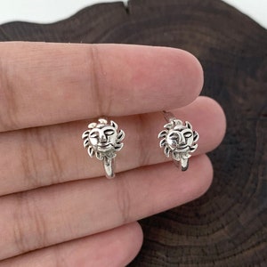 Silver Sun Stud, Sun Hoop, Minimalist Sun Stud, Sun Earrings Stud, Tribal Sun Jewellery, Sun Stud Earrings, Celestial Earrings,Sun Post
