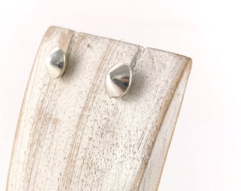 Minimalist Spike Silver Stud, Small Silver Fun Stud, Spike Earrings,Silver Stud,Spike Ball
