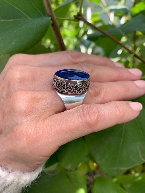 Paua shell hotsell ring