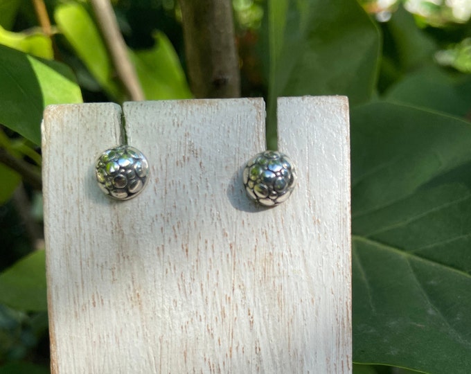 Silver Stud,Half Sphere Stud, Sterling Silver Post, Silver Dots Stud,Everyday Stud,Tiny Dome Stud,Solid Silver Post