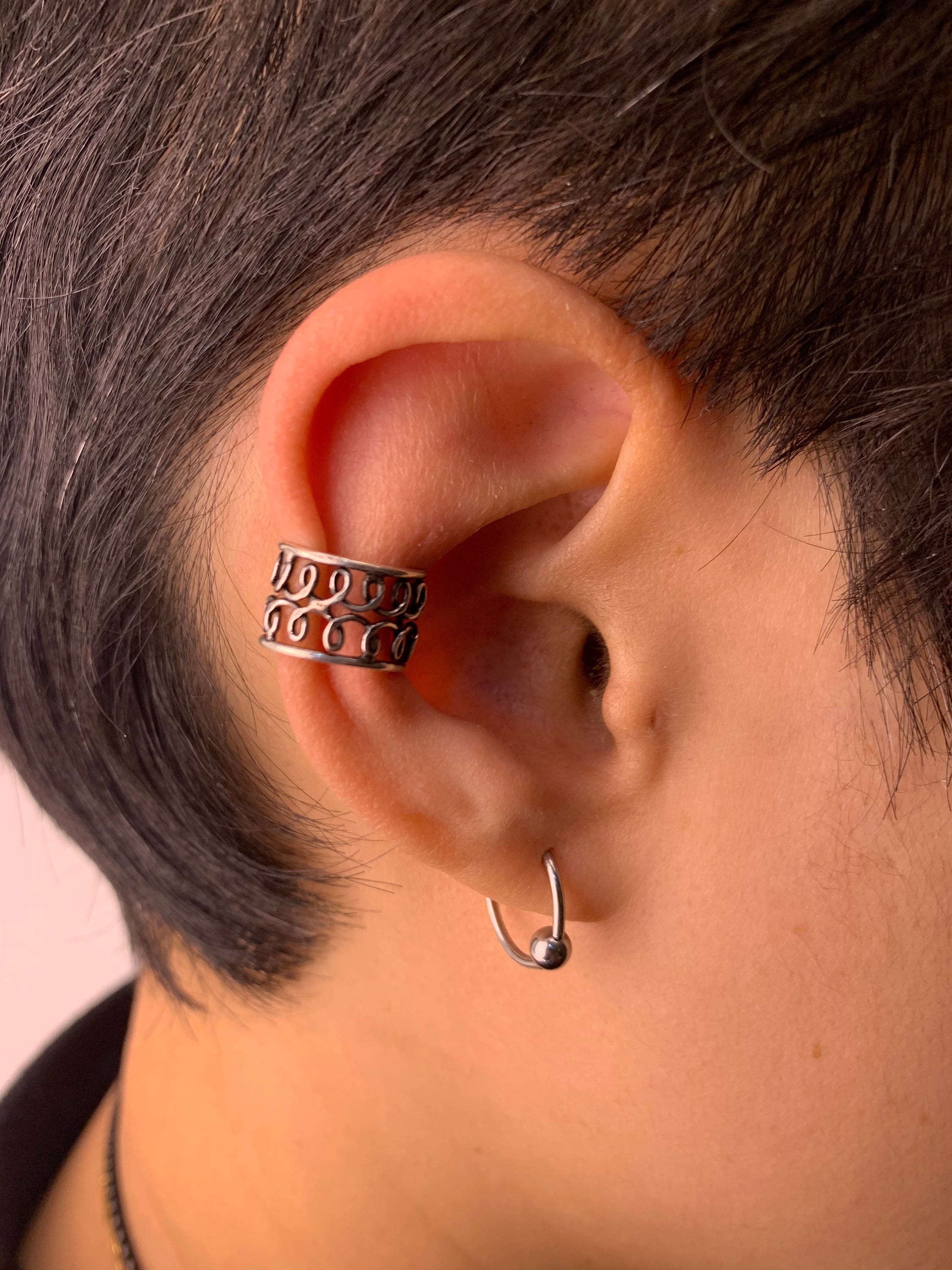 Sterling Silver Ear Cuff - no piercing required