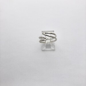 Silver Ring,minimalist Parallel Lines Ring, Sterling Silver Ring ...