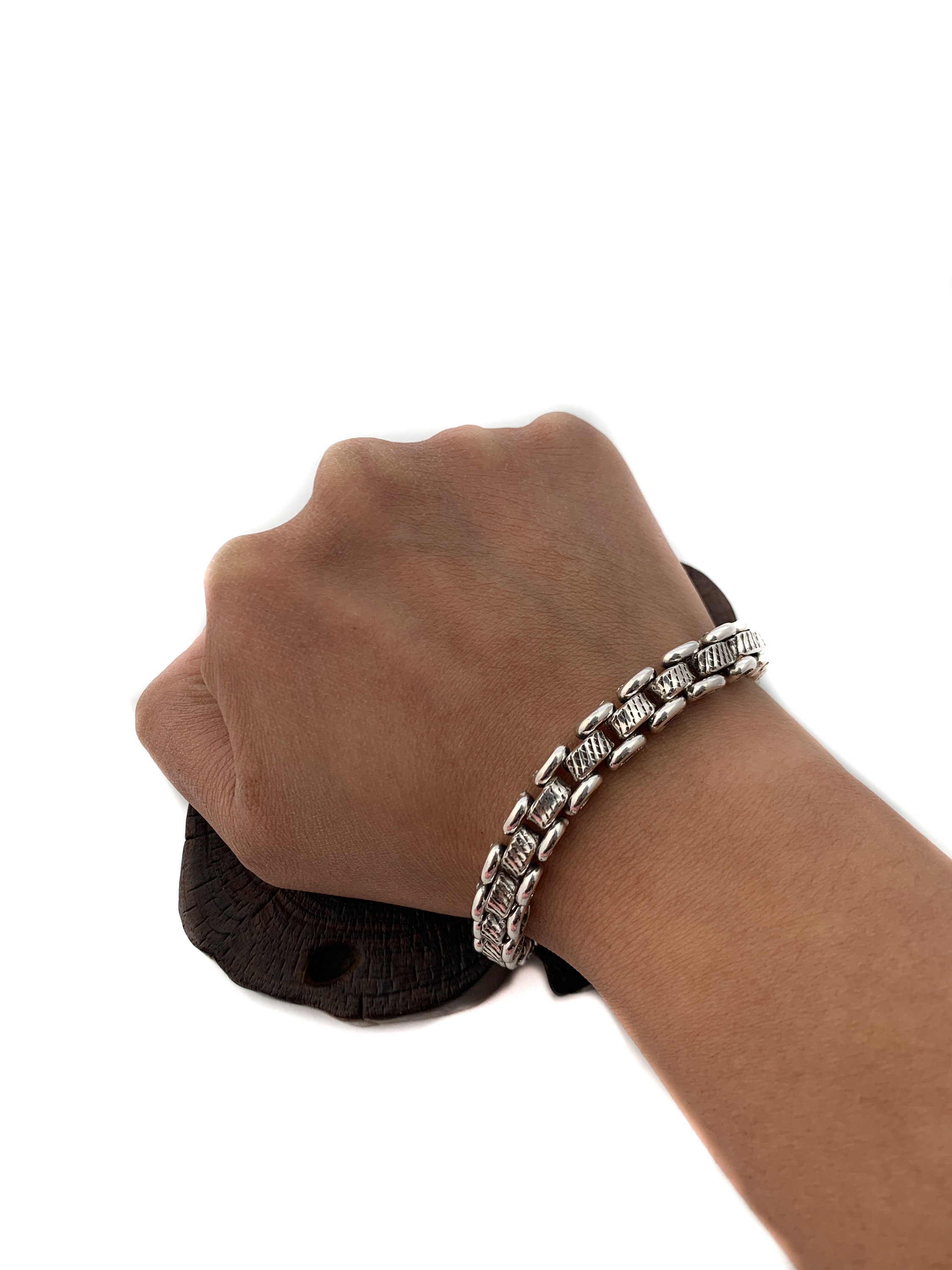 Box Chain Bracelet silver – ADORNIA