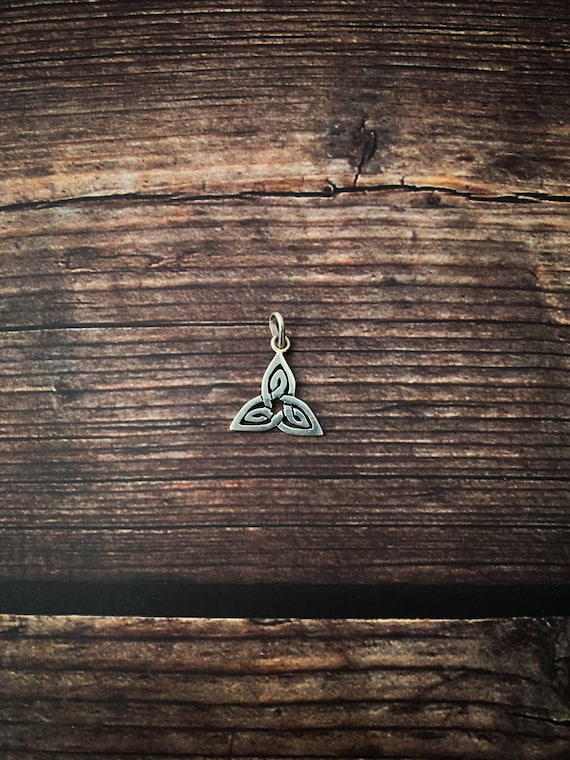 Triskelion Celtic Symbol Triquetra Knot Pendant, … - image 1