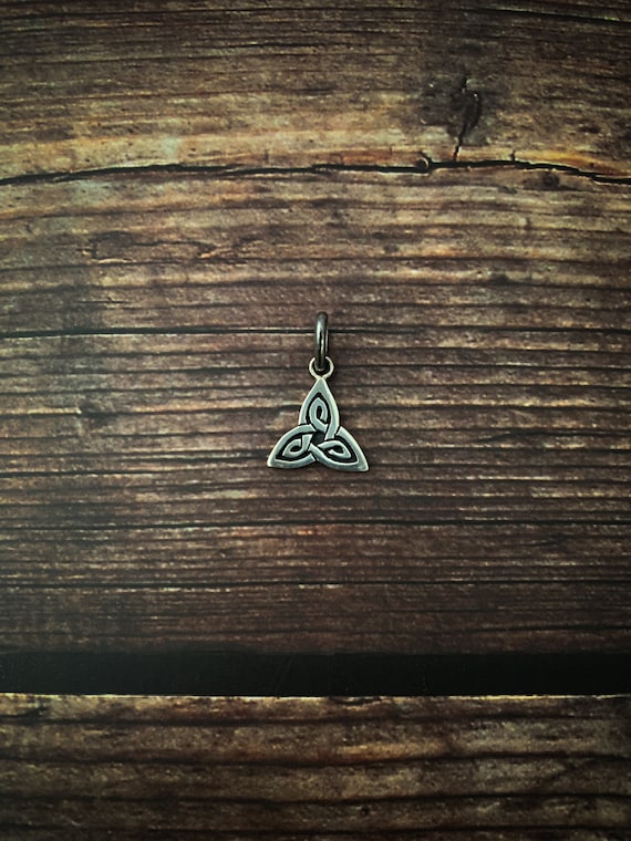 Triskelion Celtic Symbol Pendant, Sterling Silver,