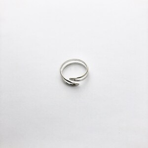 Silver Ring,minimalist Parallel Lines Ring, Sterling Silver Ring ...