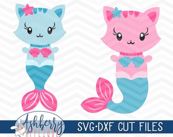 Download Cat Mermaid Svg Etsy